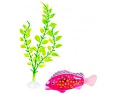 Интерактивная игрушка Z-Fish «Рыбка плавающая с аксессуарами» розовая