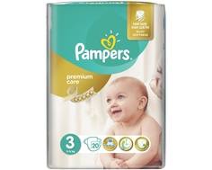 Подгузники Pampers Premium Care 3 (5-9 кг) 20 шт.