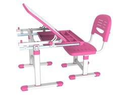 Комплект мебели Mealux «EVO-06» стол 70х54 см и стул розовый