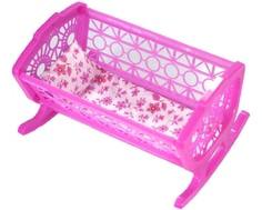 Кроватка для куклы Just Cool розовая