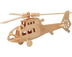 Сборная модель Wooden Toys «Боевой вертолет» деревянная