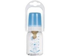 Бутылочка для кормления Canpol babies с ручкой и соской из латекса 3 мес.+, 120 мл. в ассортименте