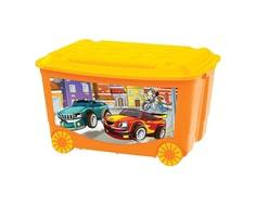 Ящик для игрушек Пластишка «Тачки/Пираты» на колесах 50 л в ассортименте