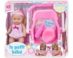 Кукла LokoToys «Le Petit Bebe» с автокреслом 30 см