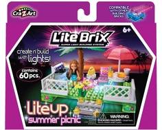 Конструктор Cra-Z-Art «Lite Brix: Пикник/Игровая площадка» со световыми эффектами в ассортименте