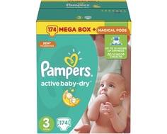 Подгузники Pampers Active Baby Dry (5-9 кг) 174 шт.