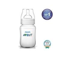 Бутылочка для кормления Philips AVENT «Classic+» с силиконовой соской 1 мес.+, 260 мл.