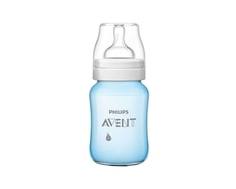 Бутылочка для кормления Philips AVENT «Classic+» с силиконовой соской 1 мес.+, 260 мл.