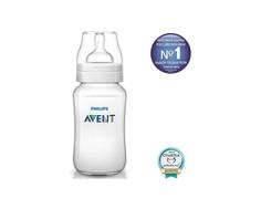 Бутылочка для кормления Philips AVENT «Classic+» с силиконовой соской 3 мес.+, 330 мл.