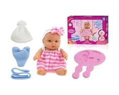 Кукла 1TOY «Мой малыш» с аксессуарами 18 см