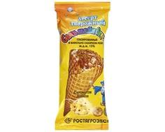 Десерт творожный РостАгроЭкспорт Рожок «Семь тайн вкуса» 15% с ванилью 60 г