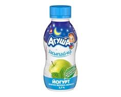 Йогурт питьевой Агуша «Засыпай-ка» Зеленое яблоко-мелисса 2,7% с 8 мес. 200 мл