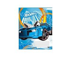 Тетрадь в клетку Hot Wheels 12 листов в ассортименте