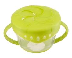 Кружка Happy Baby «Snack Bowl» для снеков с двумя крышками в ассортименте