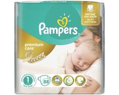Подгузники Pampers Premium Care 1 (2-5 кг) 88 шт.