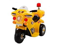 Электромобиль OCIE «Мотоцикл» с аккумулятором желтый