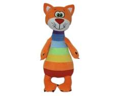 Мягкая игрушка СмолТойс «Котенок Радужный» 47 см