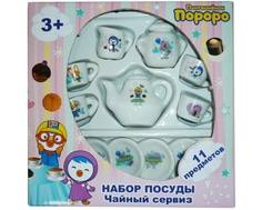 Игровой набор посуды 1TOY «Пингвинёнок Пороро» 11 пр.