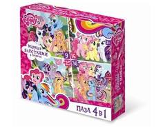 Пазл Origami «My Little Pony» 4 в 1, маркер в подарок