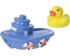 Набор игрушек для ванны Курносики «Лодка с утенком»