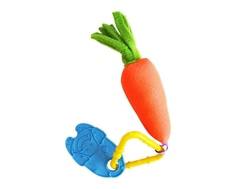 Прорезыватель-погремушка Пластмастер «Морковочка»