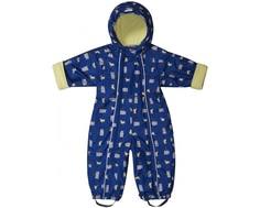 Комбинезон - трансформер для мальчика Barkito, синий с рисунком