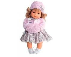 Кукла Munecas Antonio Juan «Белла» в розовом плачущая 42 см