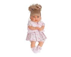 Кукла Munecas Antonio Juan «Лучия» в розовом говорящая 37 см