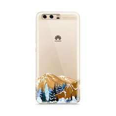 Аксессуар Чехол Huawei P10 Plus With Love. Moscow Silicone Горы 6366