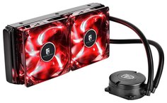 Водяное охлаждение DeepCool Maelstrom 240T Red (ALL Socket)