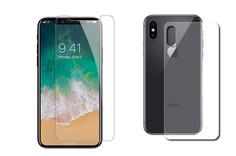 Аксессуар Защитная пленка Protect для APPLE iPhone X Front&Back глянцевая 31261