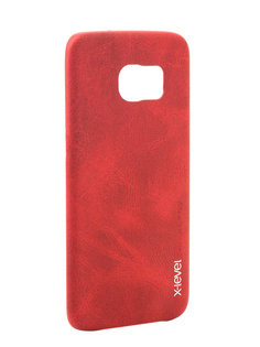Аксессуар Чехол Samsung Galaxy S7 Edge G935F X-Level Vintage Red 15441