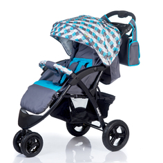 Коляска BabyHit Voyage Air Grey-Blue