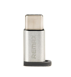 Аксессуар Remax RA-USB1 - microUSB/Type-C Silver 64837