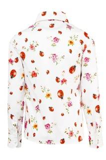 Хлопковая рубашка Dolce&Gabbana Children