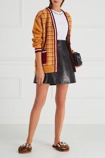 Слиперы из меха кролика Miu Miu