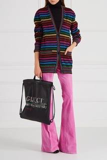 Кардиган из трикотажа с люрексом Gucci