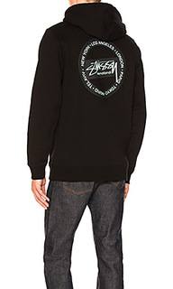 Худи на молнии international dot - Stussy