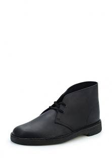 Ботинки Clarks DESERT BOOT BLK SMOOTH LEA