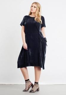 Платье LOST INK PLUS SWING DRESS IN VELVET WITH DRAPE POCKETS