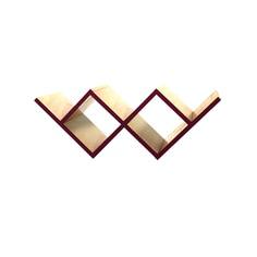 Полка для гостиной woo shelf (woodi) красный 90.0x30.0x30.0 см.