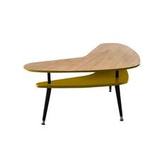 Журнальный столик бумеранг (woodi) желтый 90.0x57.0x67.0 см.