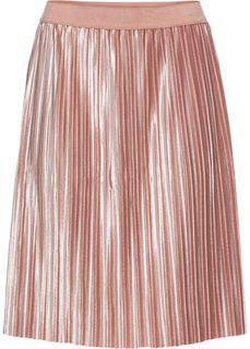 Бархатная юбка (розовый) Bonprix