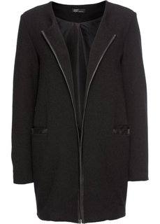 Куртка из трикотажа (черный) Bonprix