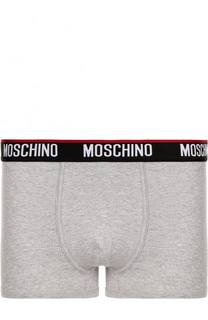 Комплект из двух хлопковых боксеров с широкой резинкой Moschino