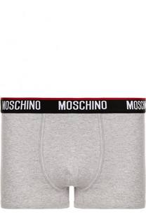 Комплект из двух хлопковых боксеров с широкой резинкой Moschino