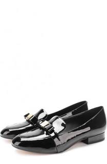 Лаковые лоферы Caroline с бантом MICHAEL Michael Kors