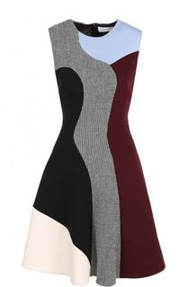 Приталенное мини-платье без рукавов Victoria Beckham
