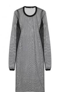 Удлиненный прозрачный топ с круглым вырезом Isabel Benenato