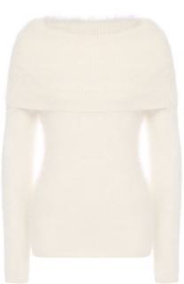 Однотонный пуловер с открытыми плечами Tom Ford